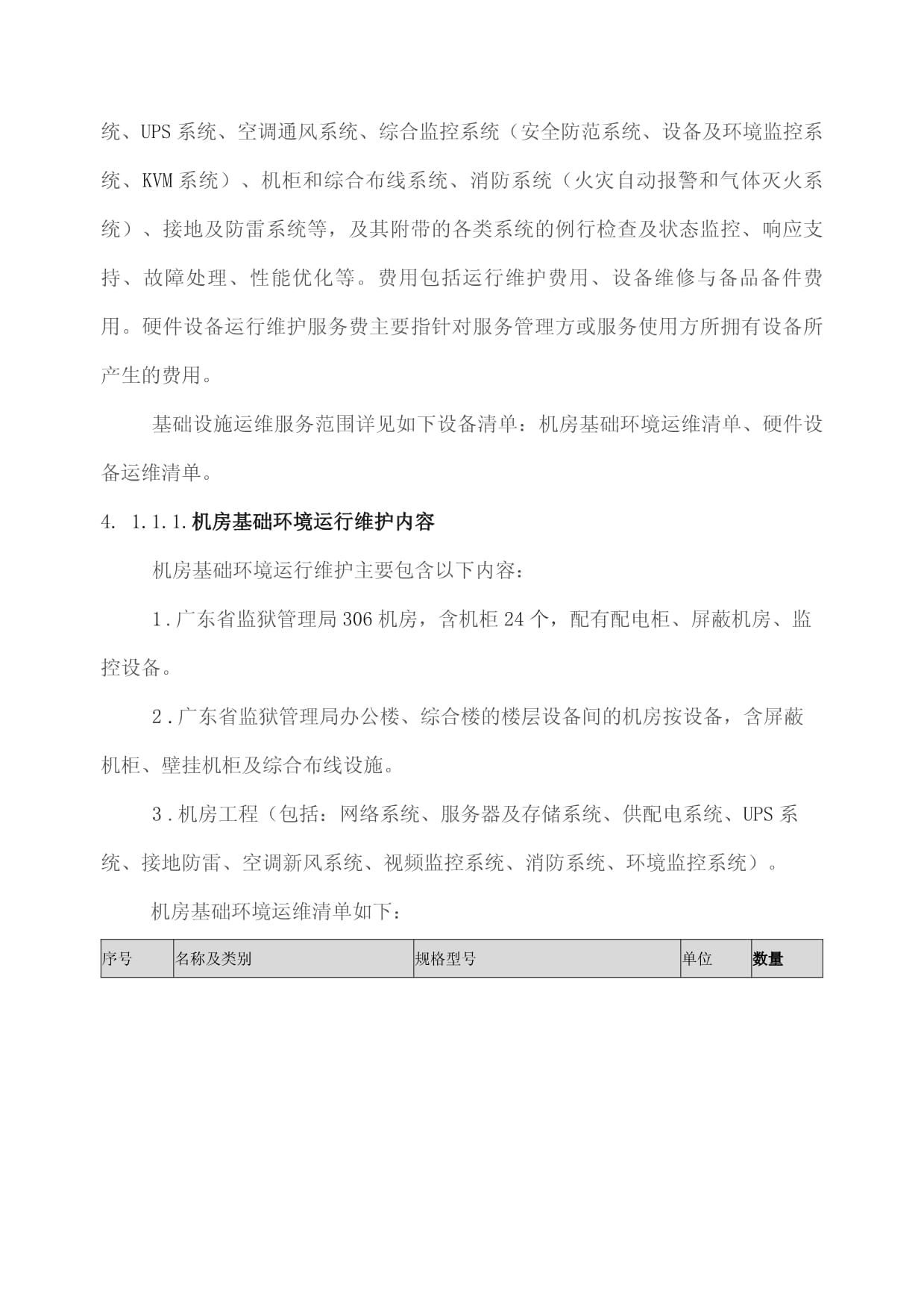 省監(jiān)獄局局機(jī)關(guān)政務(wù)信息化運(yùn)維(2022年)項(xiàng)目采購(gòu)需求 信息系統(tǒng)運(yùn)行維護(hù)服務(wù)
